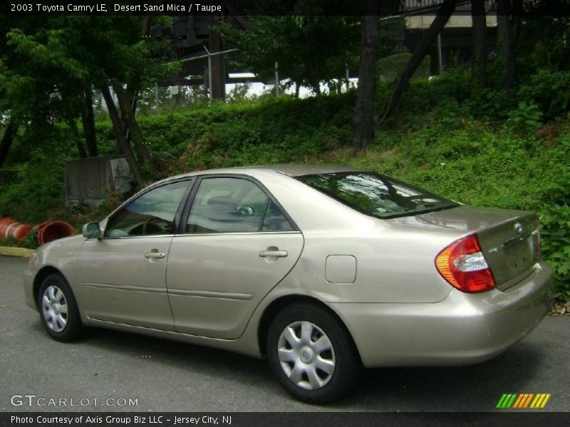 Desert Sand Mica / Taupe 2003 Toyota Camry LE