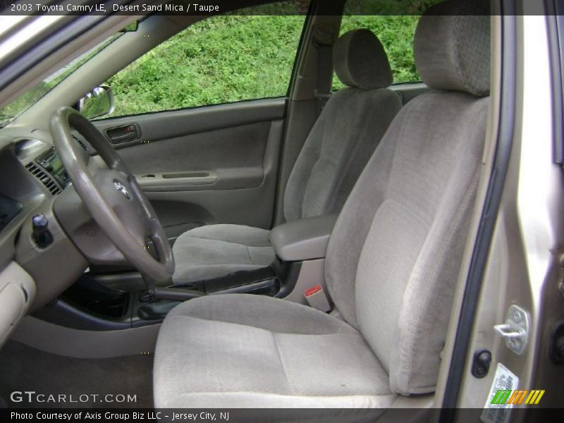 Desert Sand Mica / Taupe 2003 Toyota Camry LE