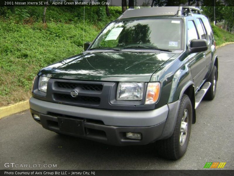 Alpine Green Metallic / Dusk Gray 2001 Nissan Xterra SE V6