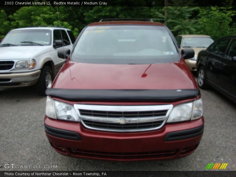 Redfire Metallic / Medium Gray 2003 Chevrolet Venture LS