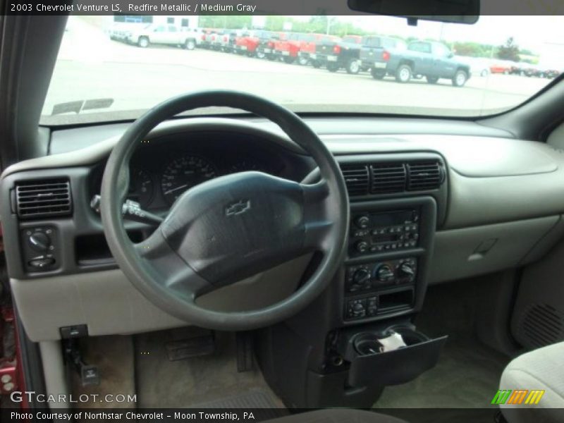 Redfire Metallic / Medium Gray 2003 Chevrolet Venture LS