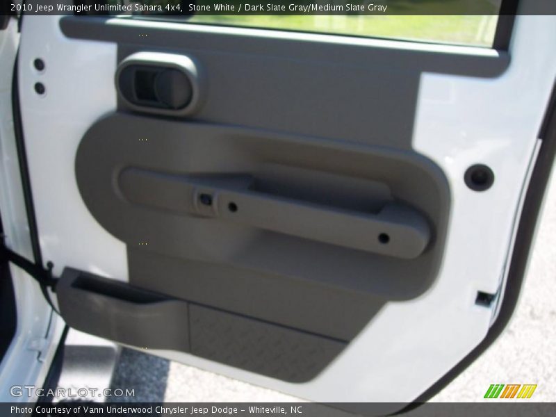 Stone White / Dark Slate Gray/Medium Slate Gray 2010 Jeep Wrangler Unlimited Sahara 4x4