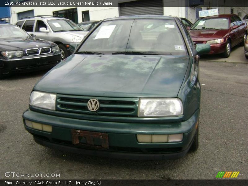 Sequoia Green Metallic / Beige 1995 Volkswagen Jetta GLS