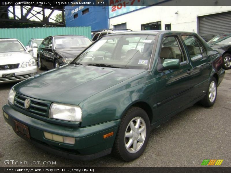 Sequoia Green Metallic / Beige 1995 Volkswagen Jetta GLS