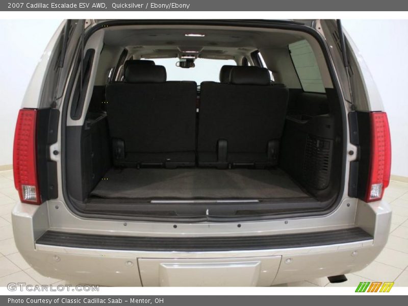 Quicksilver / Ebony/Ebony 2007 Cadillac Escalade ESV AWD