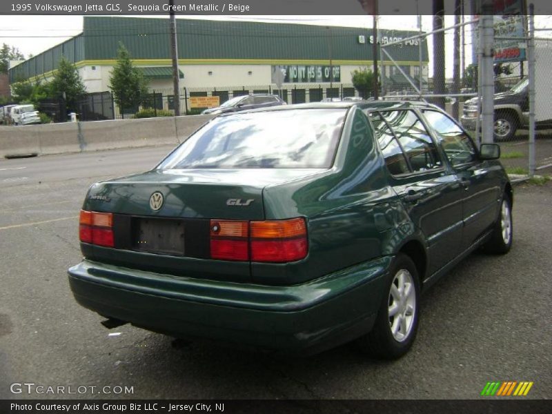 Sequoia Green Metallic / Beige 1995 Volkswagen Jetta GLS