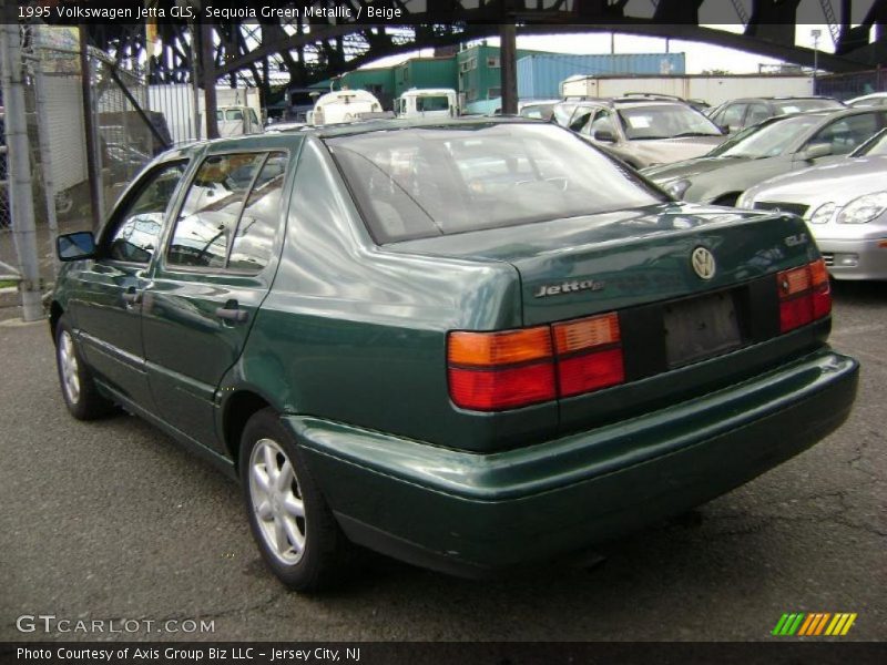 Sequoia Green Metallic / Beige 1995 Volkswagen Jetta GLS