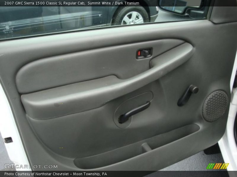 Summit White / Dark Titanium 2007 GMC Sierra 1500 Classic SL Regular Cab