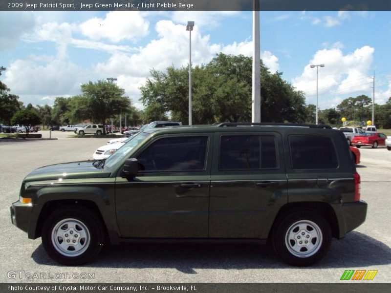 Jeep Green Metallic / Light Pebble Beige 2009 Jeep Patriot Sport