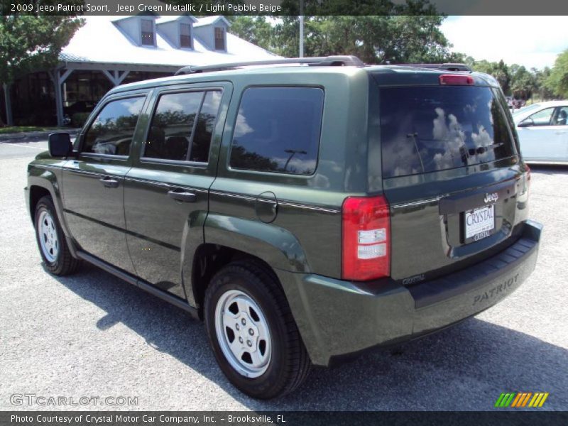 Jeep Green Metallic / Light Pebble Beige 2009 Jeep Patriot Sport