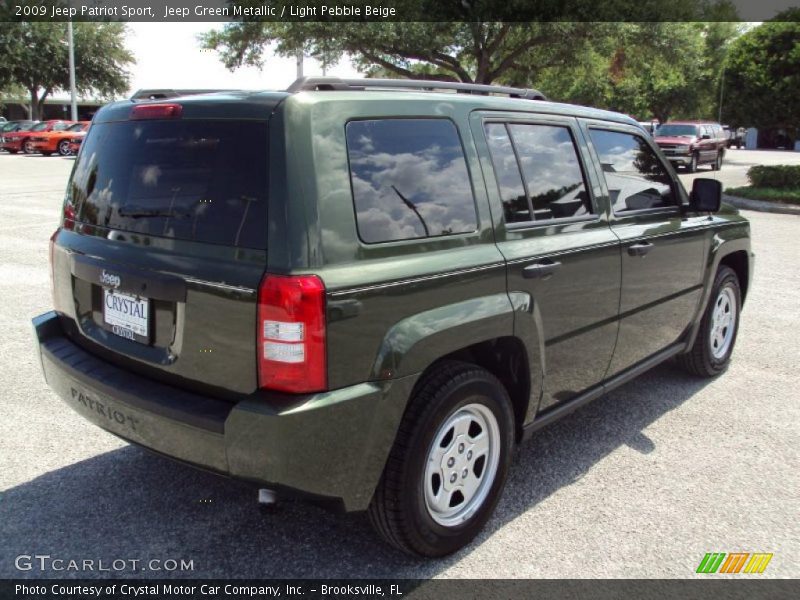 Jeep Green Metallic / Light Pebble Beige 2009 Jeep Patriot Sport