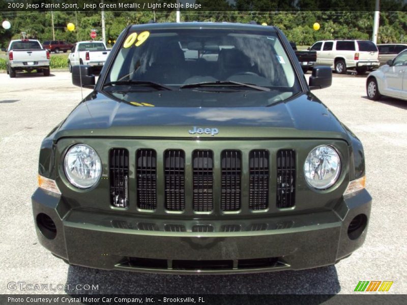 Jeep Green Metallic / Light Pebble Beige 2009 Jeep Patriot Sport