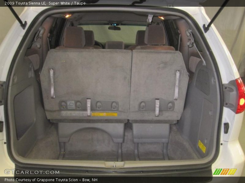 Super White / Taupe 2009 Toyota Sienna LE