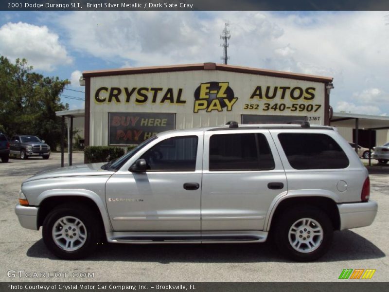 Bright Silver Metallic / Dark Slate Gray 2001 Dodge Durango SLT