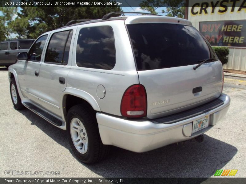 Bright Silver Metallic / Dark Slate Gray 2001 Dodge Durango SLT