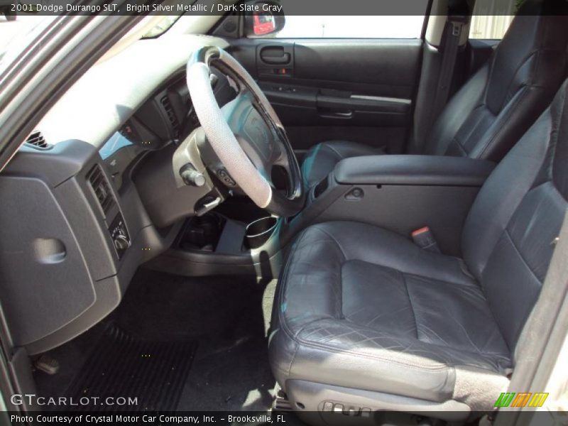 Bright Silver Metallic / Dark Slate Gray 2001 Dodge Durango SLT