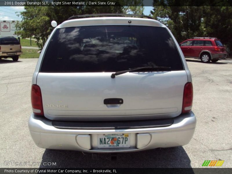 Bright Silver Metallic / Dark Slate Gray 2001 Dodge Durango SLT