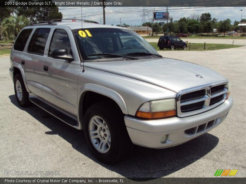 Bright Silver Metallic / Dark Slate Gray 2001 Dodge Durango SLT