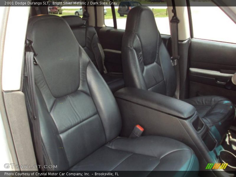 Bright Silver Metallic / Dark Slate Gray 2001 Dodge Durango SLT
