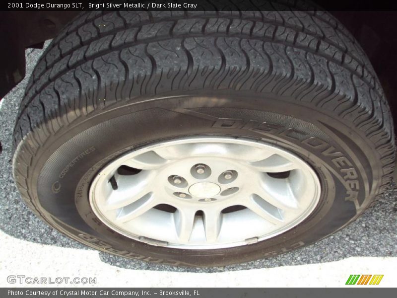 Bright Silver Metallic / Dark Slate Gray 2001 Dodge Durango SLT