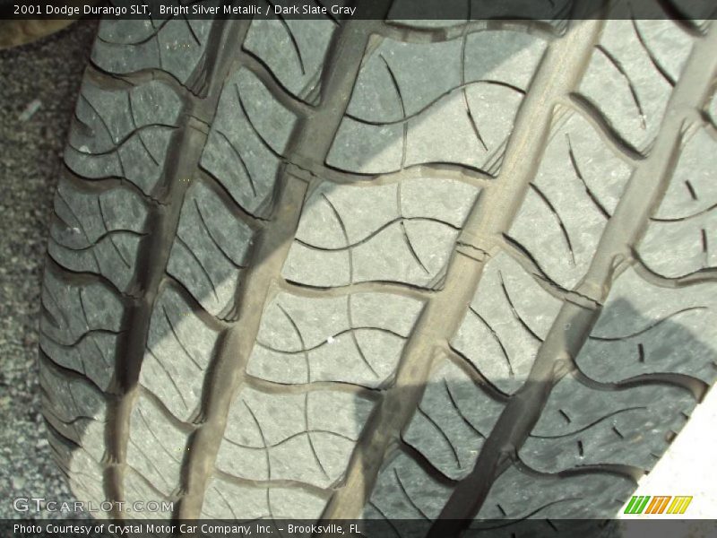 Bright Silver Metallic / Dark Slate Gray 2001 Dodge Durango SLT