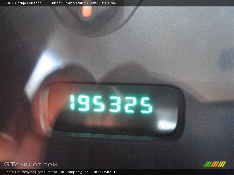 Bright Silver Metallic / Dark Slate Gray 2001 Dodge Durango SLT