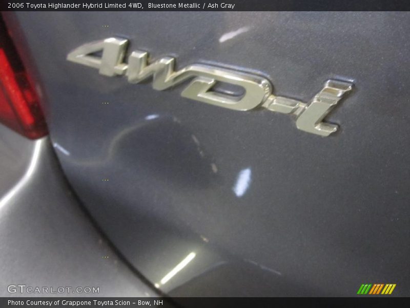 Bluestone Metallic / Ash Gray 2006 Toyota Highlander Hybrid Limited 4WD