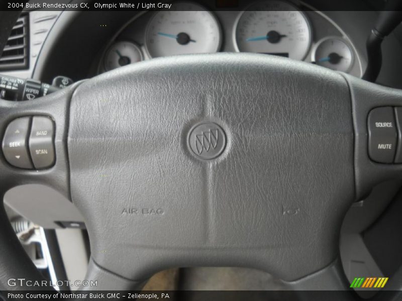 Olympic White / Light Gray 2004 Buick Rendezvous CX
