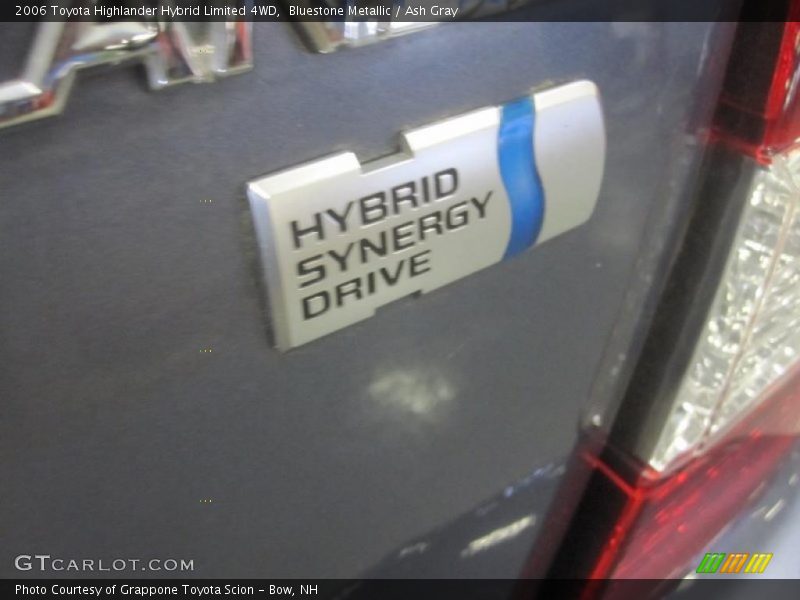 Bluestone Metallic / Ash Gray 2006 Toyota Highlander Hybrid Limited 4WD