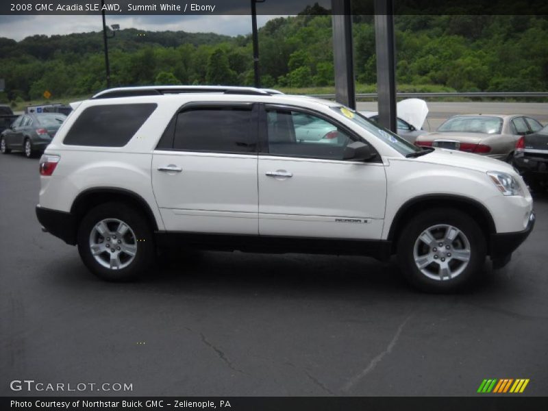 Summit White / Ebony 2008 GMC Acadia SLE AWD