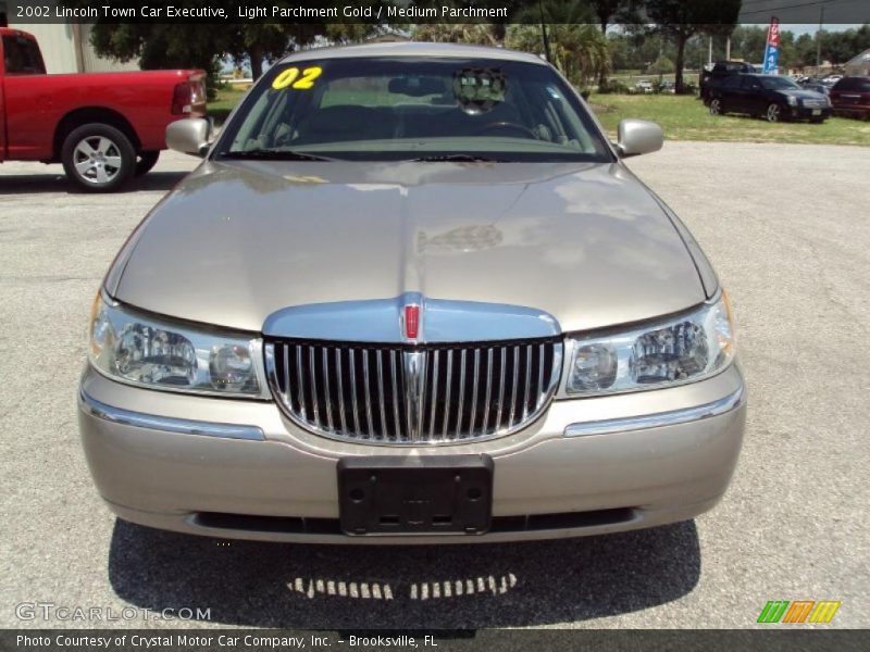 Light Parchment Gold / Medium Parchment 2002 Lincoln Town Car Executive