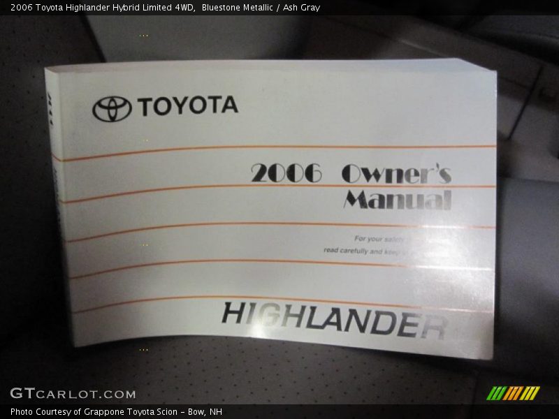 Bluestone Metallic / Ash Gray 2006 Toyota Highlander Hybrid Limited 4WD