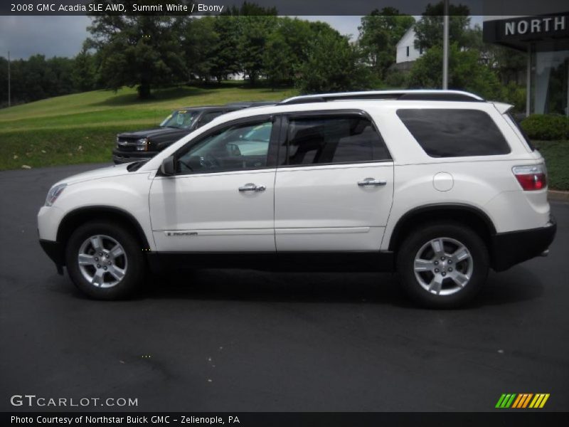 Summit White / Ebony 2008 GMC Acadia SLE AWD