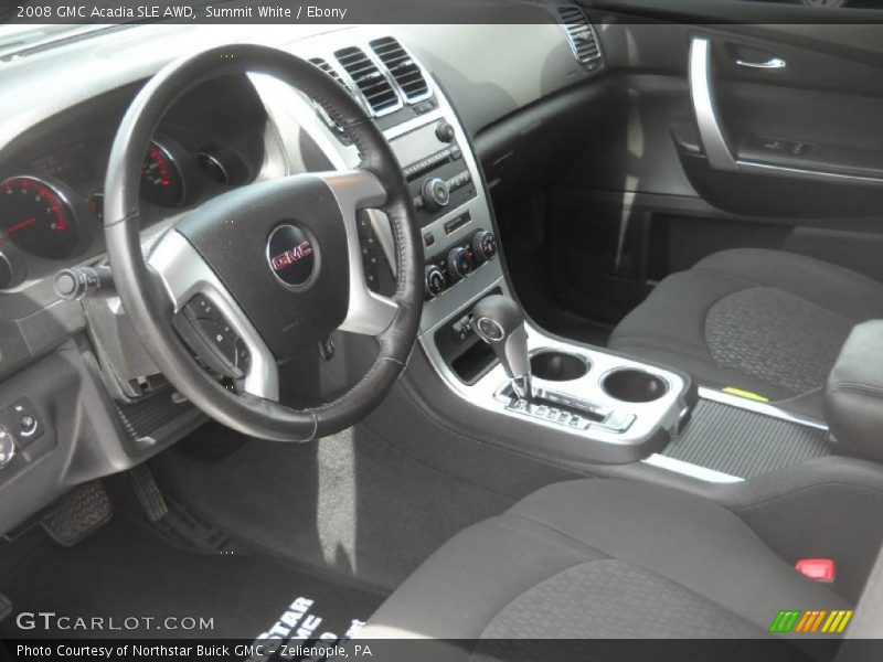 Summit White / Ebony 2008 GMC Acadia SLE AWD