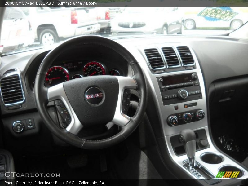 Summit White / Ebony 2008 GMC Acadia SLE AWD