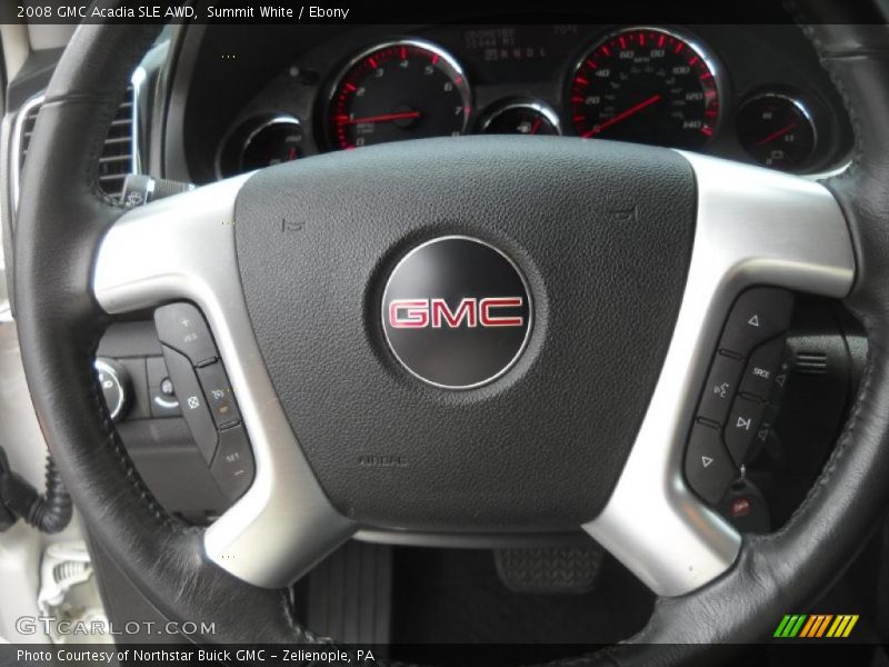 Summit White / Ebony 2008 GMC Acadia SLE AWD