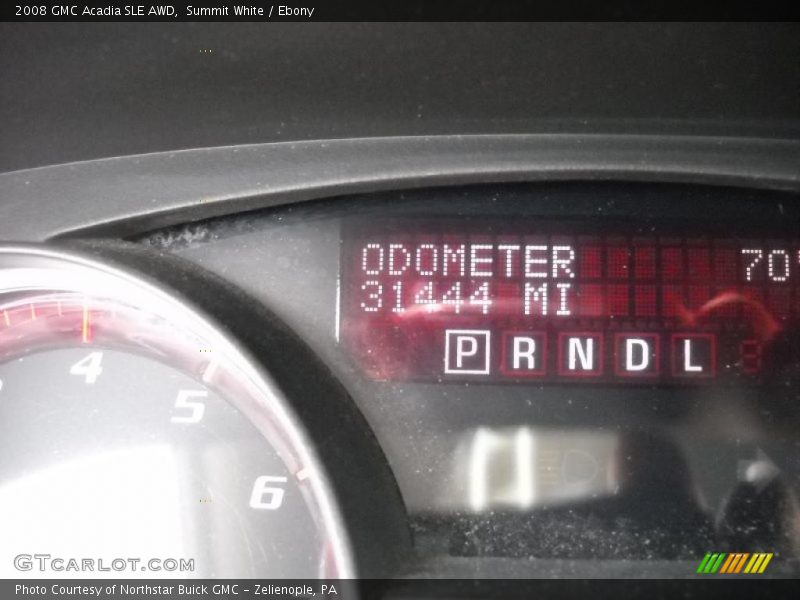 Summit White / Ebony 2008 GMC Acadia SLE AWD