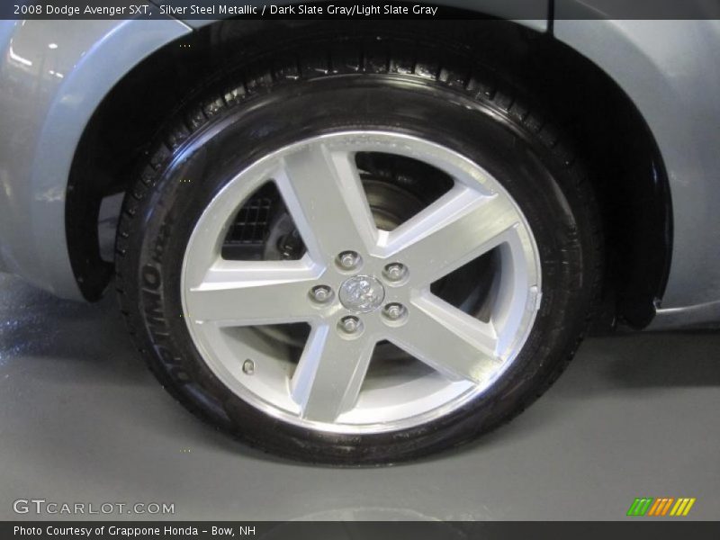 Silver Steel Metallic / Dark Slate Gray/Light Slate Gray 2008 Dodge Avenger SXT