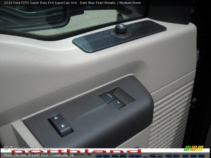 Dark Blue Pearl Metallic / Medium Stone 2010 Ford F250 Super Duty FX4 SuperCab 4x4
