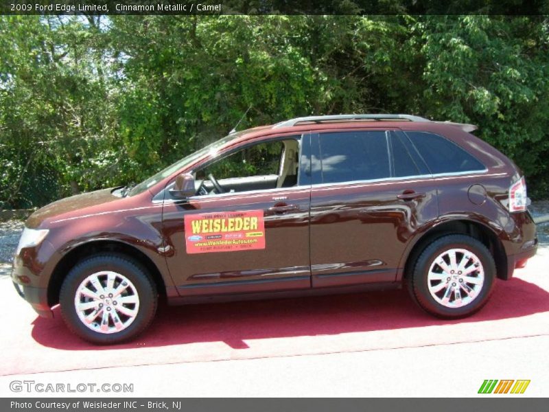 Cinnamon Metallic / Camel 2009 Ford Edge Limited