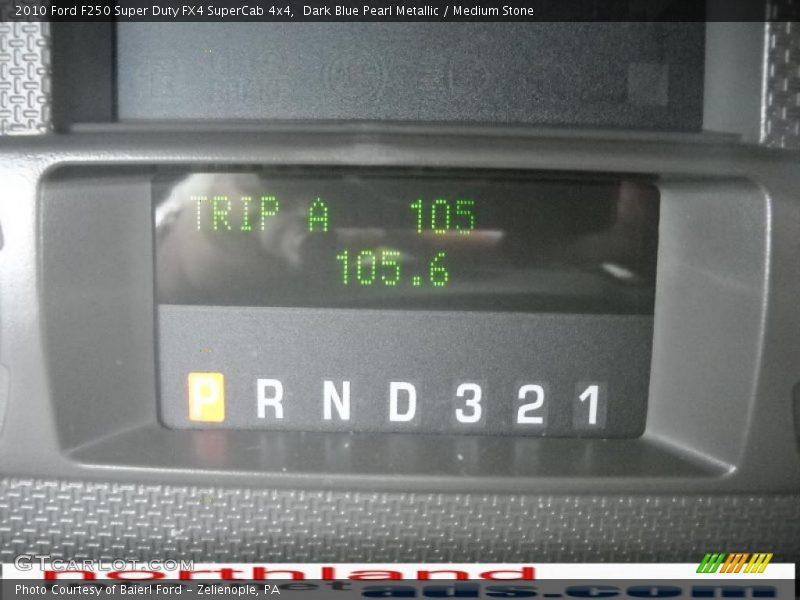 Dark Blue Pearl Metallic / Medium Stone 2010 Ford F250 Super Duty FX4 SuperCab 4x4