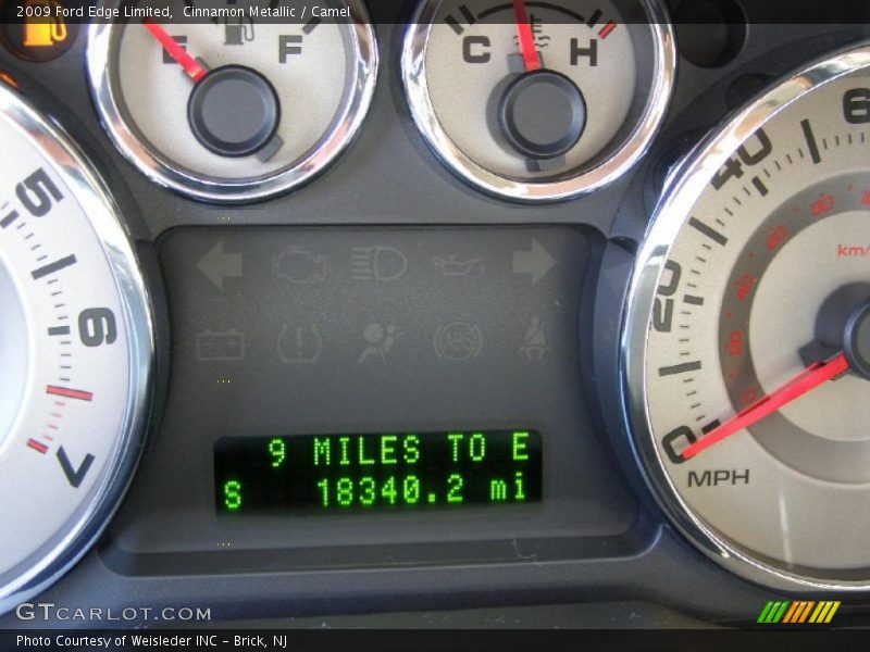 Cinnamon Metallic / Camel 2009 Ford Edge Limited