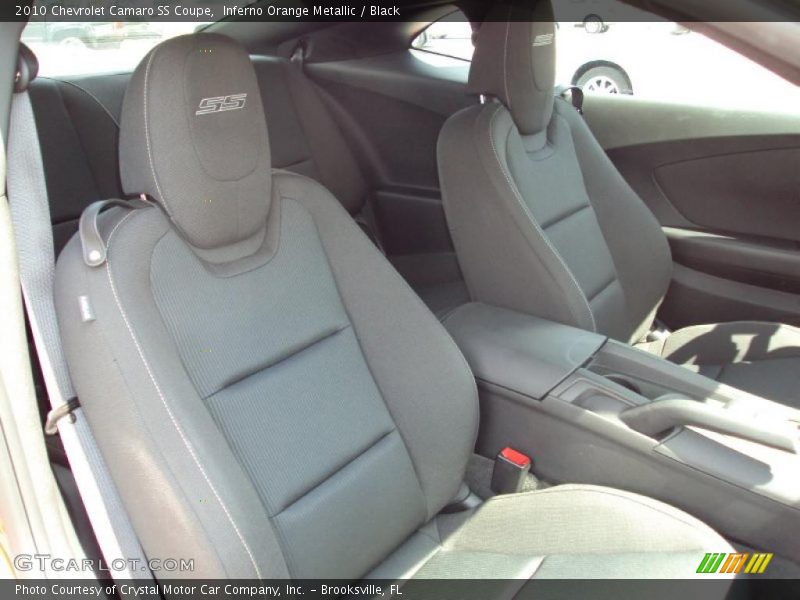 Inferno Orange Metallic / Black 2010 Chevrolet Camaro SS Coupe