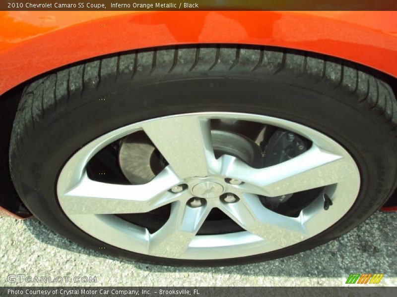 Inferno Orange Metallic / Black 2010 Chevrolet Camaro SS Coupe