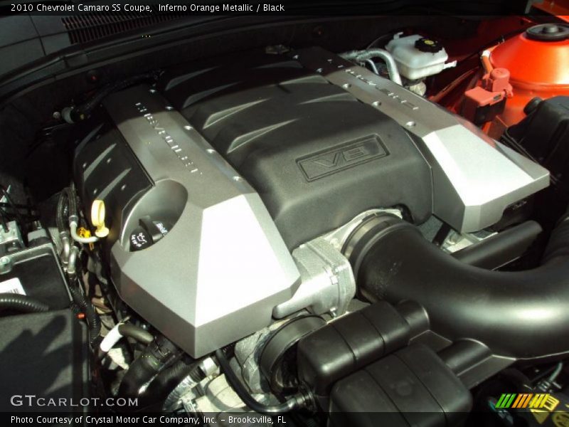 Inferno Orange Metallic / Black 2010 Chevrolet Camaro SS Coupe