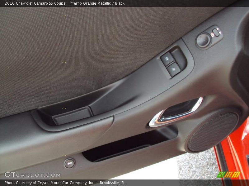 Inferno Orange Metallic / Black 2010 Chevrolet Camaro SS Coupe