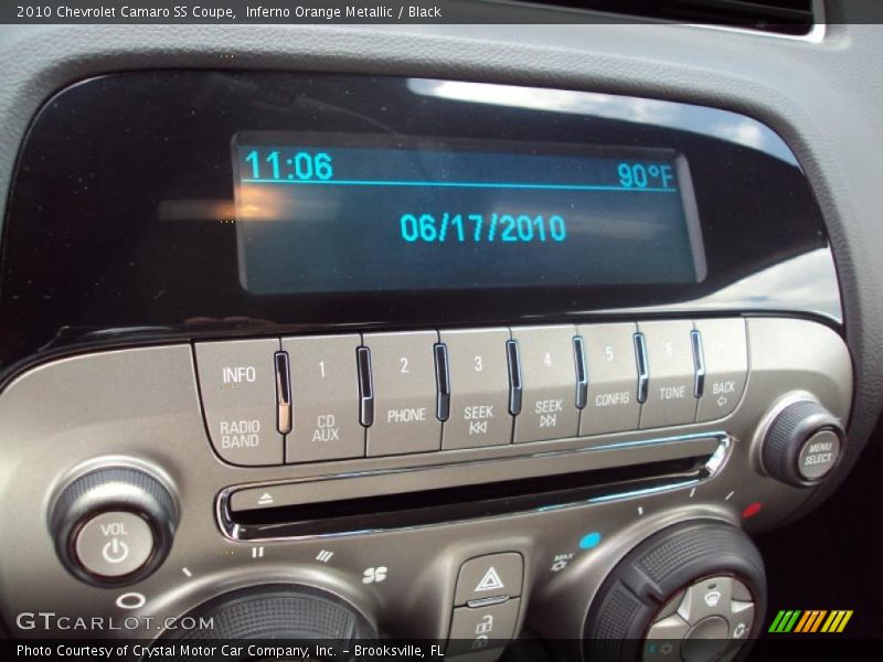Inferno Orange Metallic / Black 2010 Chevrolet Camaro SS Coupe