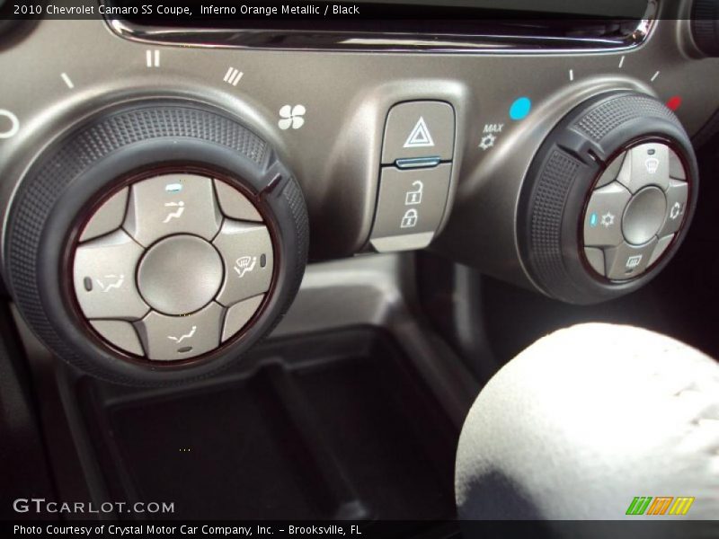 Inferno Orange Metallic / Black 2010 Chevrolet Camaro SS Coupe