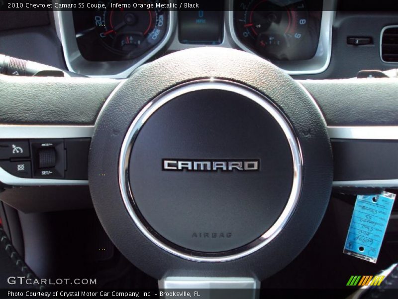 Inferno Orange Metallic / Black 2010 Chevrolet Camaro SS Coupe