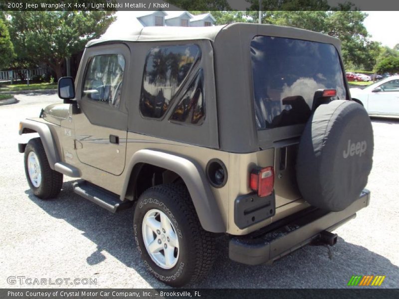 Light Khaki Metallic / Khaki 2005 Jeep Wrangler X 4x4